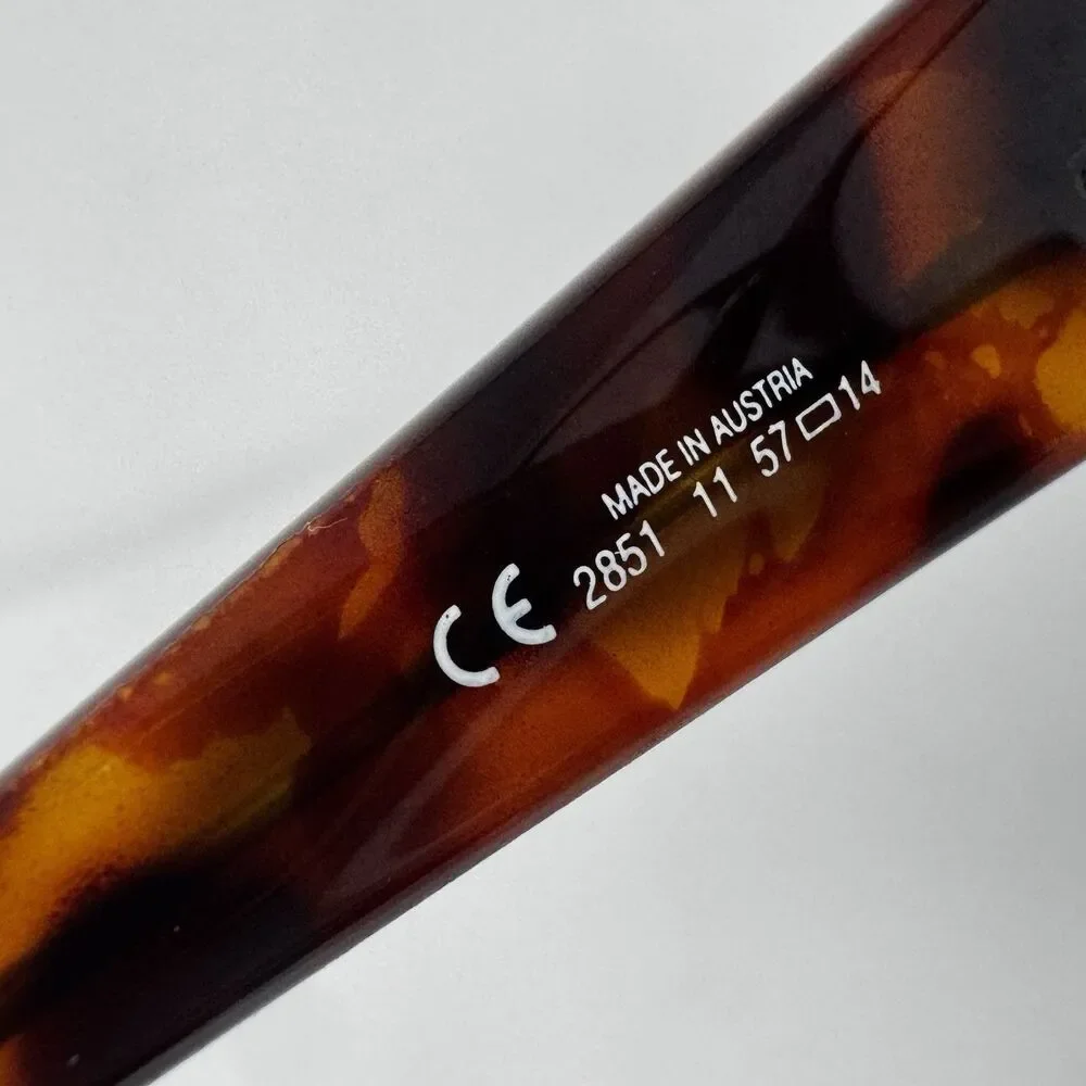 Christian Dior 2851 Tortoise Sunglass Frames 57-14 Made in Austria 1990s